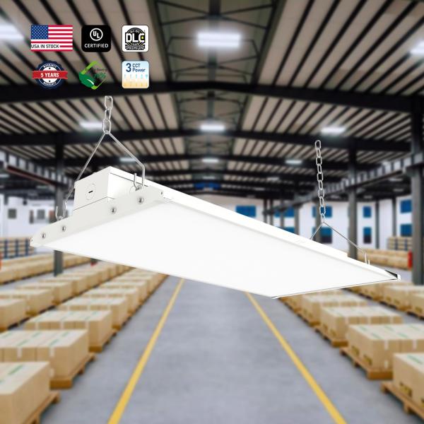 LED Linear High Bay Light 80-400W Pendente Para Armazém de Esportes de Estádio Interior