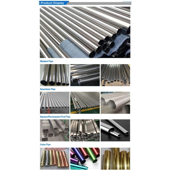 ASTM Standard 22mm OD 316 SS Seamless Pipe Tube Mirror Finish используется для производства трубопроводов высокого давления, химических трубопроводов