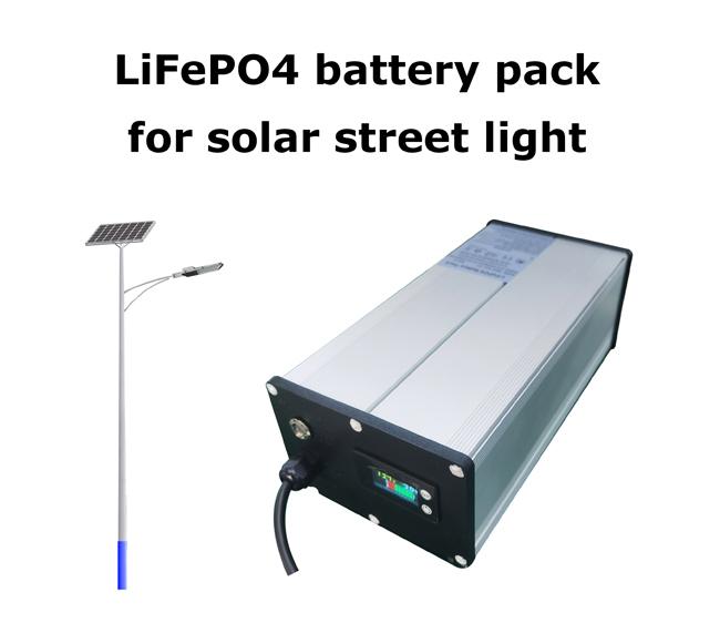 Солнечная батарея лития Lifepo4 уличного света 12.8V 42Ah с экраном дисплея