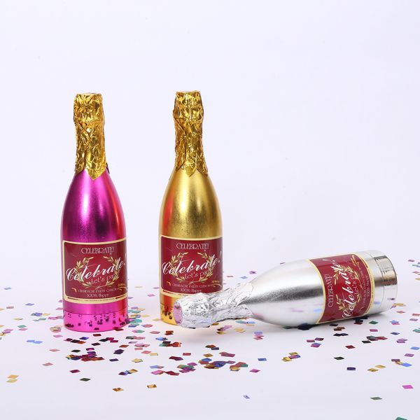 Custom Logo Champagne Bottle Party Popper The Ultimate Year's Celebration Accessory