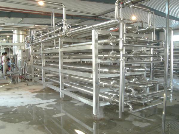 Tubular Ultra High Temperature Sterilization Pasteurizer Machine For Fresh Milk