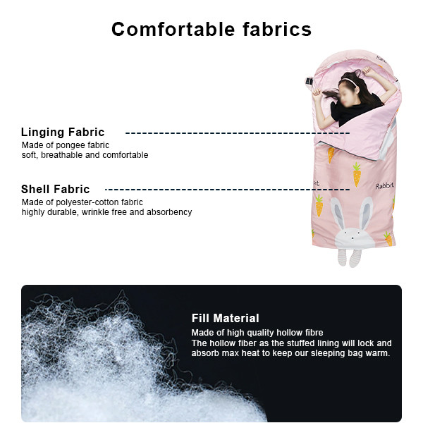 Отсоединяемые теплые детские спальные мешки для взрослых