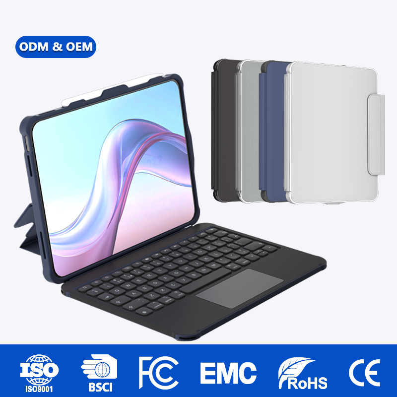 Anti‑Drop Protective USB‑C Wired Keyboard Case for iPad A16 With Touchpad, Tablet Supplies Power, Gravity Anti‑Slip Lock,20‑30KG Tear‑Resist, Custom Keyboard Language and Layout