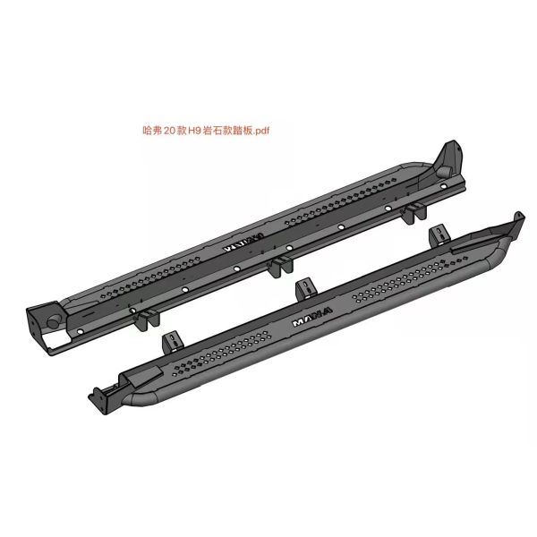 Powder Coating TOYOTA Side Steps For 200 Series Landcruiser 2008-2018