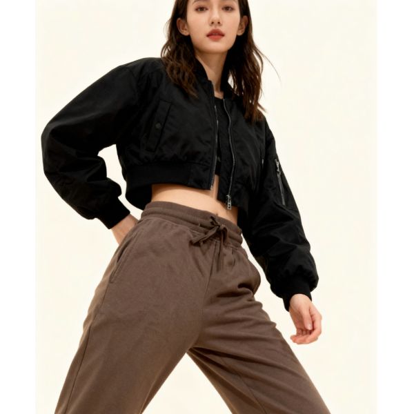 Women's Multi-Color Tapered Jogger Pants - Casual Cotton-Blend Sweatpants
