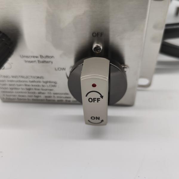 480 mm * 480 mm pré-enferrujado aço inoxidável fogão a gás queimador para área externa