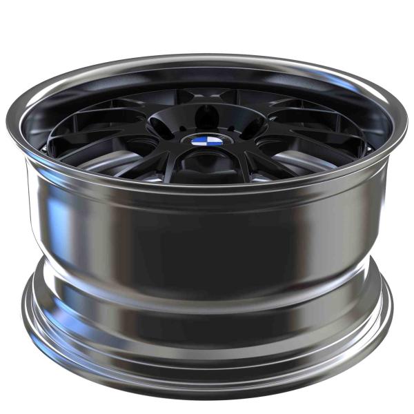 PCD 5-108 Two Piece Forged Wheels ET10 Matte Black Rims 20 Inch