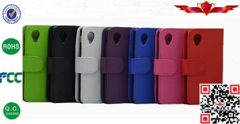 Hot Selling Book PU Flip Leather Cover Case For  LG Nexus5 100% Quality Guaranteed