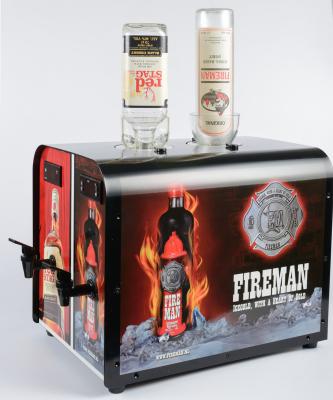 Fast Cooling Wine Chiller And Dispenser , Tap Supply Shot Bottle Dispenser