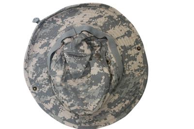 Military Boonie Cap Camouflage Bucket Hat Adjustable Strings Unisex