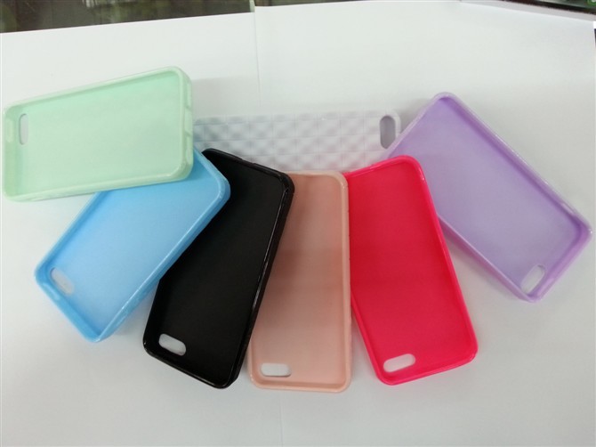 Multicolored Square PC Iphone 5 Phone Case , Cool Cell Phone Cases