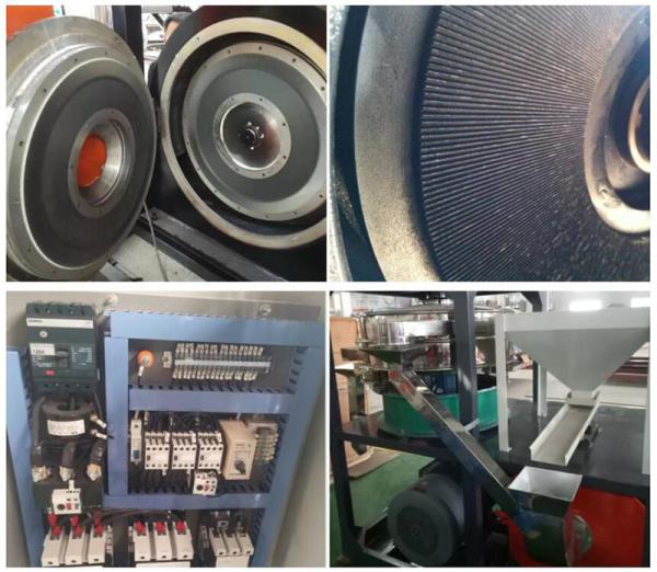 pó plástico do PVC Pulveirzer de 500kg/H 50Hz micro que faz o moinho de moedura SUS304 da máquina