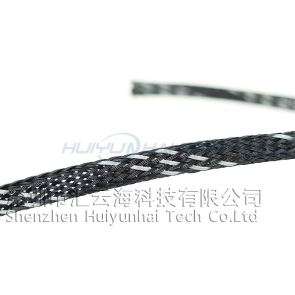 PC Wire Abrasion Resistant Sleeving For Wire Cover , PET Braided Expandable Sleeving