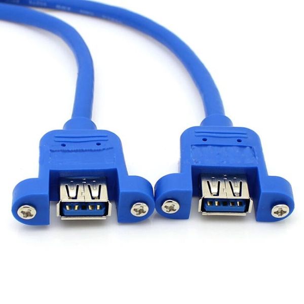 PVC 0.6m USB3.0 Female To Female Extension Cable