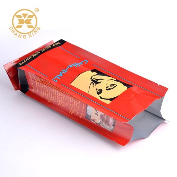 Алюминиевые напечатанные сумки кофе упаковывая с сумкой кофе Gusset стороны фасоли жаркого метки частного назначения клапана и застежка-молнии упаковывая