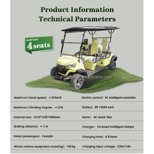 China Custom off Road Golf Cart Buggy Car 60V Lithium Street Legal 4 Seater Electric Golf Carts