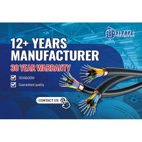 Underground Fiber Optic Cable GYTA33 24 32 36 48 72 96 144 Cores G652D SM Submersible Underwater Cable For Direct Buried Laying