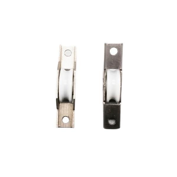 201 304 Stainless Steel Bracket Sliding Door Rollers U Shape Nylon Pulley Wheel Stainless Steel Door Rollers
