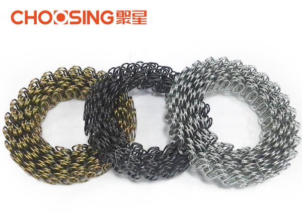 Long Wire Zig Zag Springs 120 Feet Standard Arc Upholstery Sinuous Spring 3.8mm In Roll