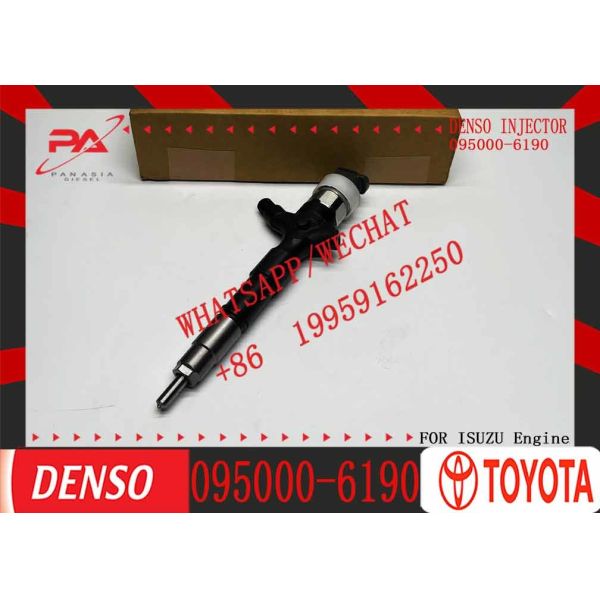  2 KD common rail fuel injector 095000-6190 nozzle innjector 095000 6190 0950006190 for Toyota Hiace 2.5 D 2KD-FTV
