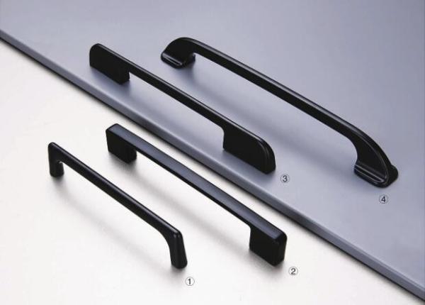 Black Matte Kitchen Cabinet Door Knobs And Handles With Different Types