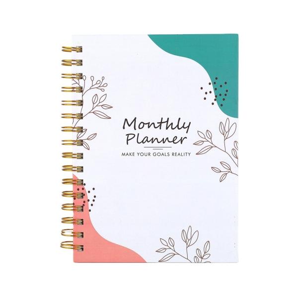 Customized Logo A5 Budget Undated Agenda Planner For Strategic Planning
