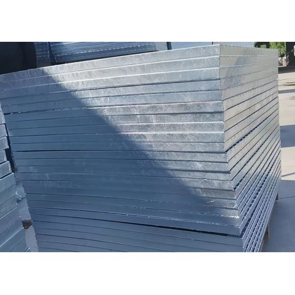 High Strength Industrial Steel Grating Sewage galvanized steel bar grating walkway