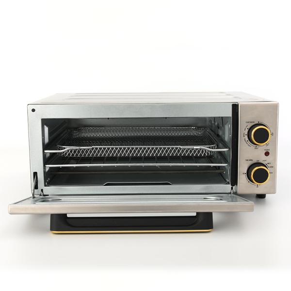 forno de aço inoxidável 1800W do torradeira da frigideira do ar de 15L Digitas