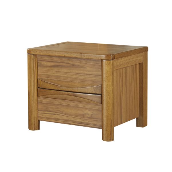Factory direct sale panel wood furniture to wooden nightstand in bedroom furniture