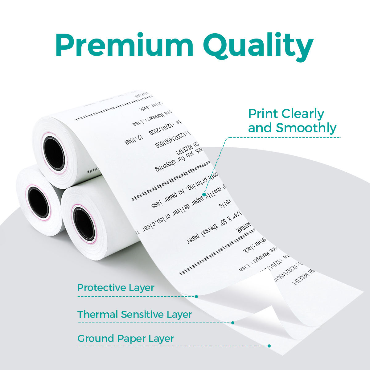 Customized thermal printing paper, 80mm thermal paper roll