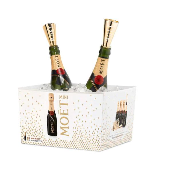 FDA Gold Plated Moet Chandon Champagne Sipper Embossed Logo