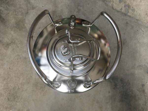 5 Gallon Ball Lock Soda Keg With Pressure Relief Valve And Lids
