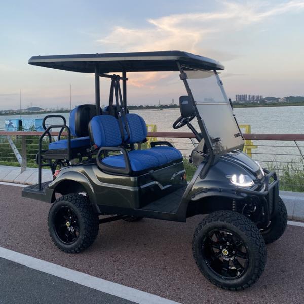 Latest Trends 48V 62V 72V 5KW7.5KW  Motor 4 Seater New Golf Cart Electric CE Certificate