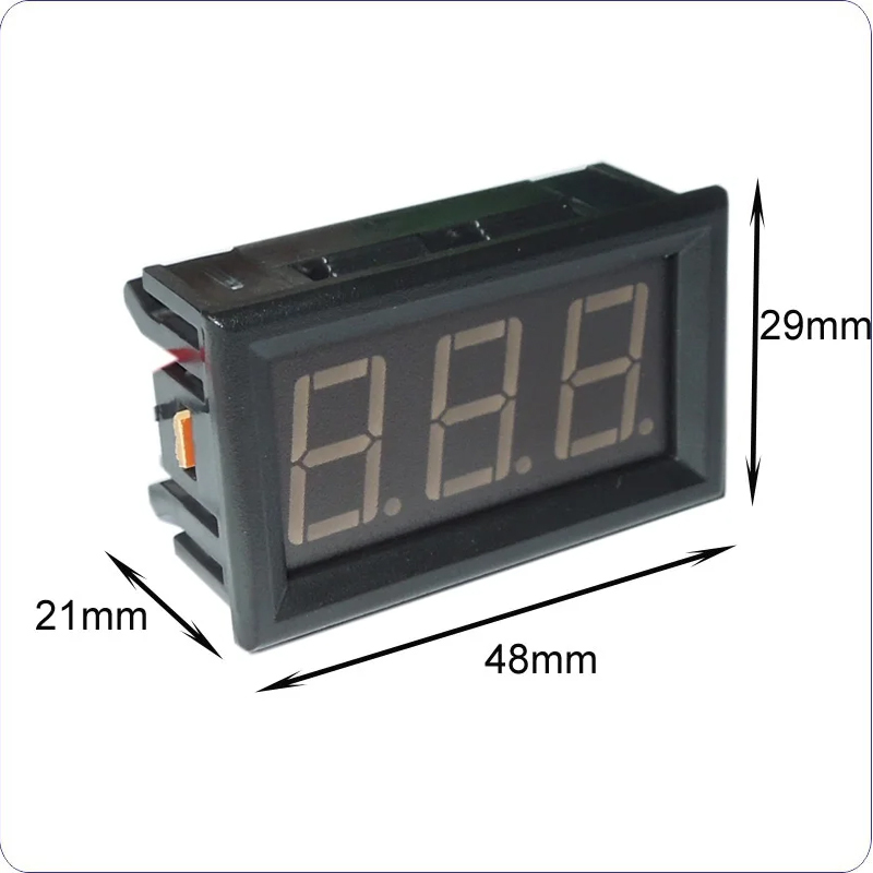 DC 0-300V 0-200V LED Digital Voltmeter & Ammeter Meter Dual Meter for Voltage & Current Measures Temperature AC Power Supply
