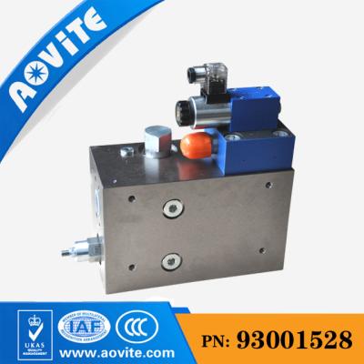 Non-highway truck hydraulic valve 93001528  using cast iron  and stainless steel hydraulic valve blocks for terex