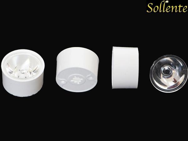 20mm 1W 3W Optical PMMA LED Lens Concave Frosted For Led Spotlight Lens
