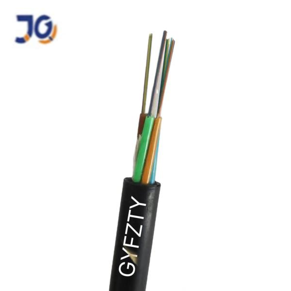 FRP Força Membro LSZH Camada Fibra Óptica GYFTZY cabo de fibra óptica exterior tubo solto enrolado