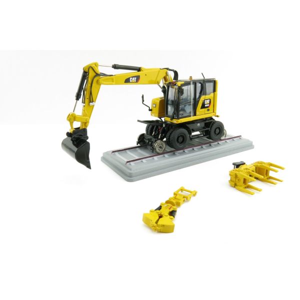 DM 1:50  M323F Multifunctional Railway Wheeled Excavator Alloy Model 85661