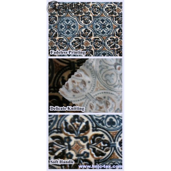 100% polyester printed velboa fabric/ printing / stampa / printed velvet/Blanket/Flower