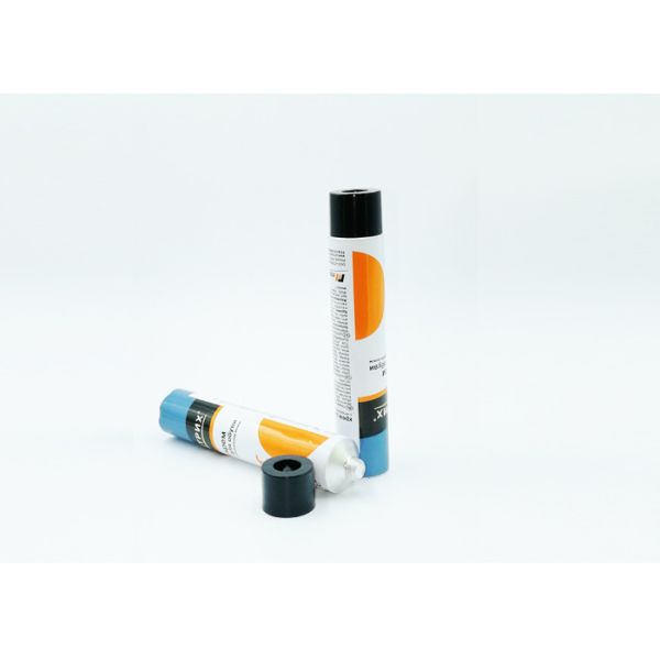 Big Cap D35MM Shoe Polish Tube , Empty Squeeze Tubes Customized Length