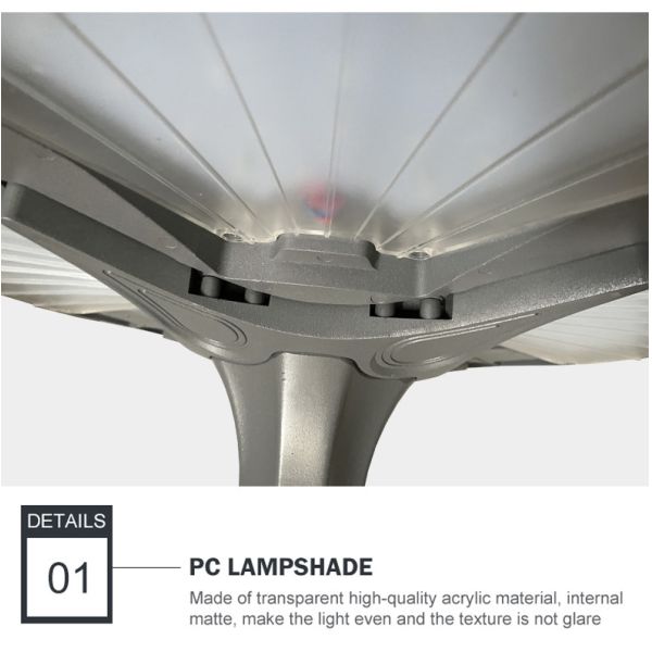 Garden Lamp 30W 3000-6000K IP65 500*500*350MM 5.5KG 140-76MM 3-6M