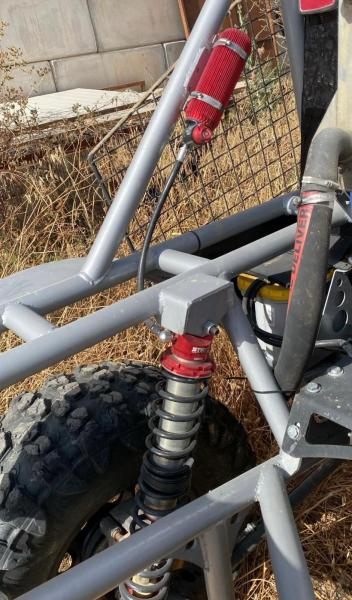 2 Way Twin Coilover Shock Adjustable Aluminum 16 Inch Coil Over Shocks