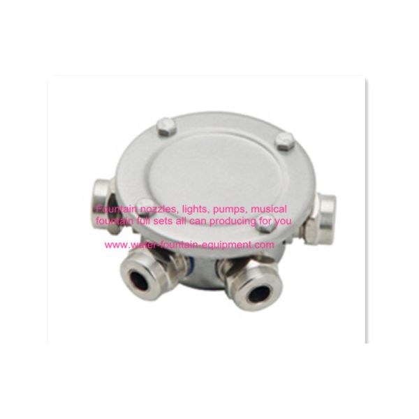 Diameter 115mm IP68 Underwater Fountain Lights Stainless Steel Junction Box