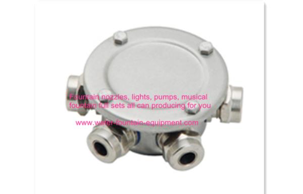 Diameter 115mm IP68 Underwater Fountain Lights Stainless Steel Junction Box
