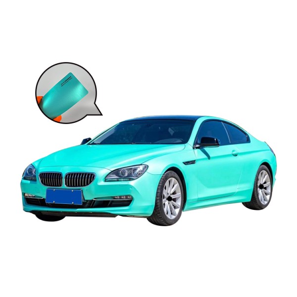 Matte Chrome Blue Car Wrap Vinyl Full Body Wrap Car Vinyl 3m Matte Blue Vinyl Wrap Electroplating Color Changing Film