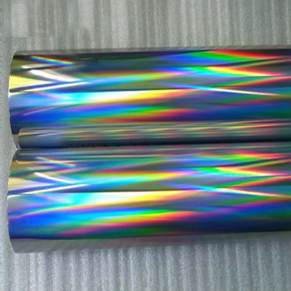 Película holográfica metalizada de alta calidad para imprimir varios diseños al por mayor al mejor precio