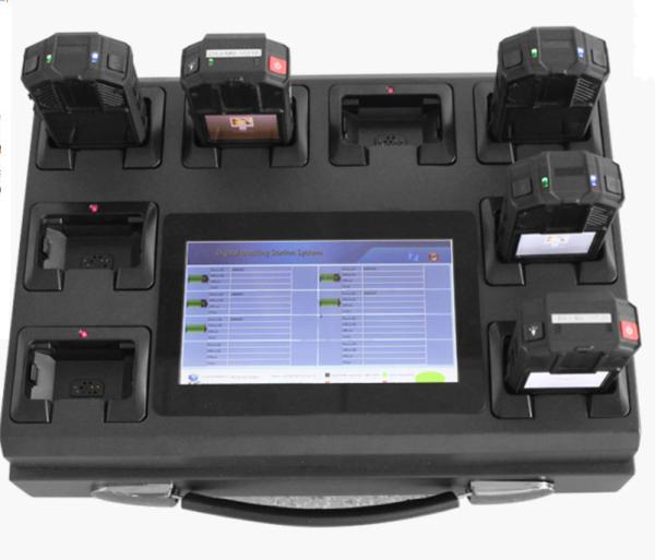 220V 8 Ports Data Management Usb 2.0 Docking Station With 7 Inch Display