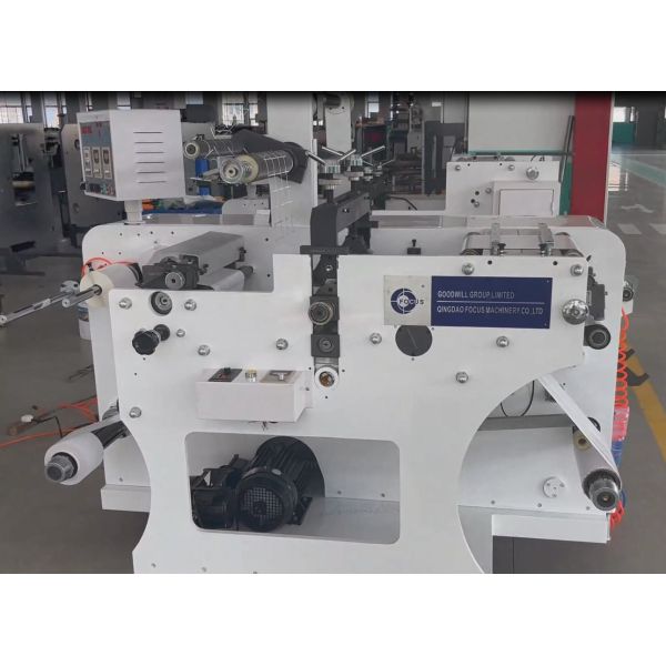 High Precision Blank Adhesive Labels Slitting and Die Cutting Machine 70m/min