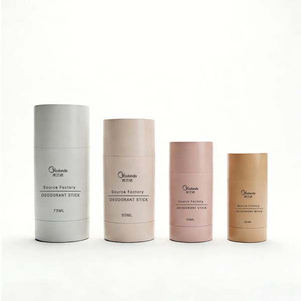 Eco-friendly Deodorant Stick Zero Waste Deodorant Packaging 20g 30g Flat Stick
