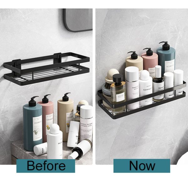 Rustproof Wall Mounted Corner Shower Caddy For Kitchen Bathroom